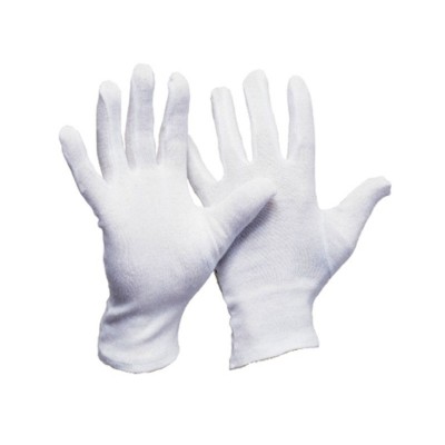 10 пар Белые перчатки Нейлон 13 класс